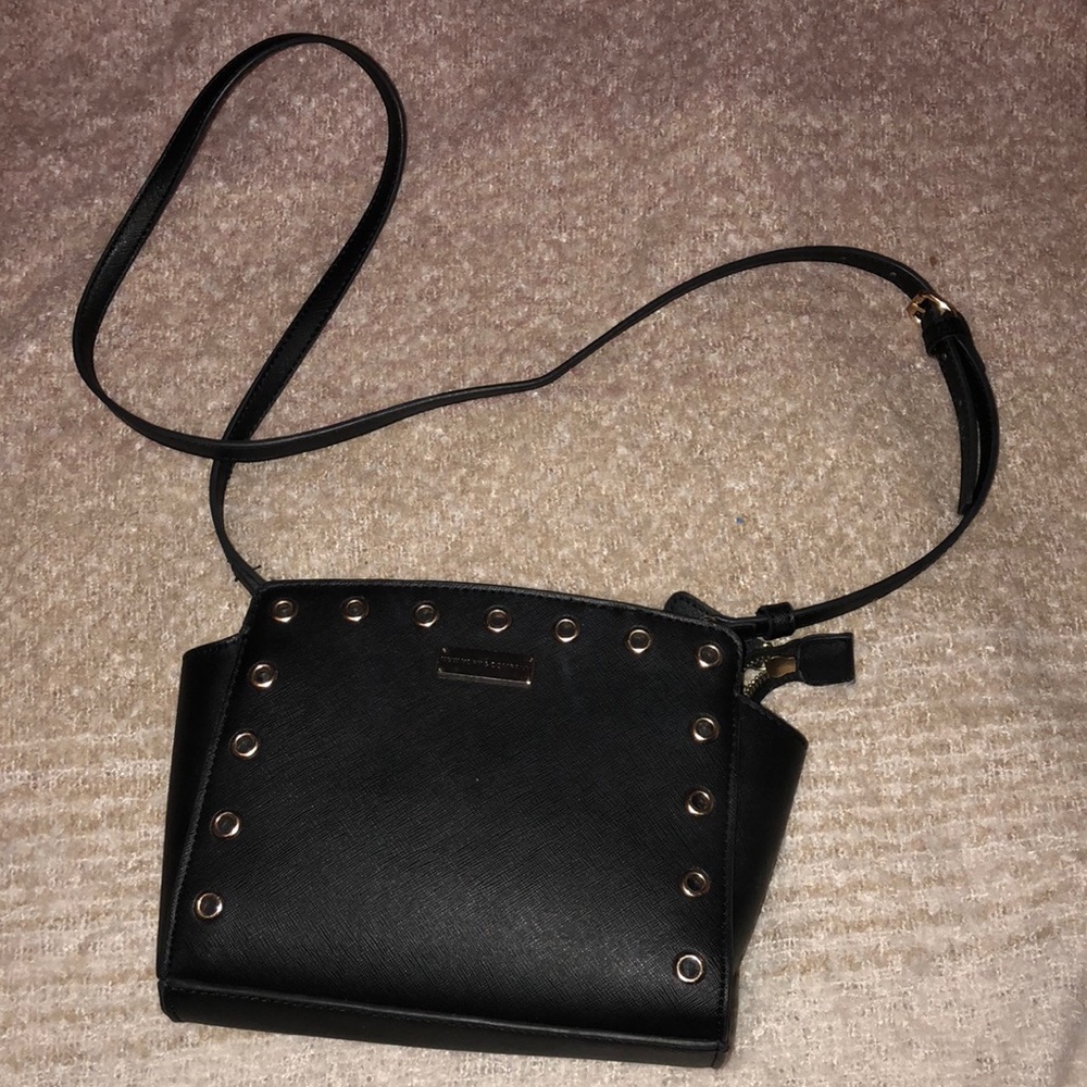 Black and gold small purse